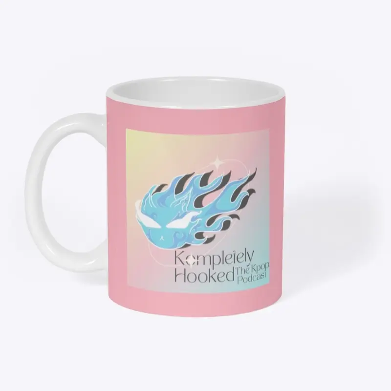 Blue FireBall Kitty Mug