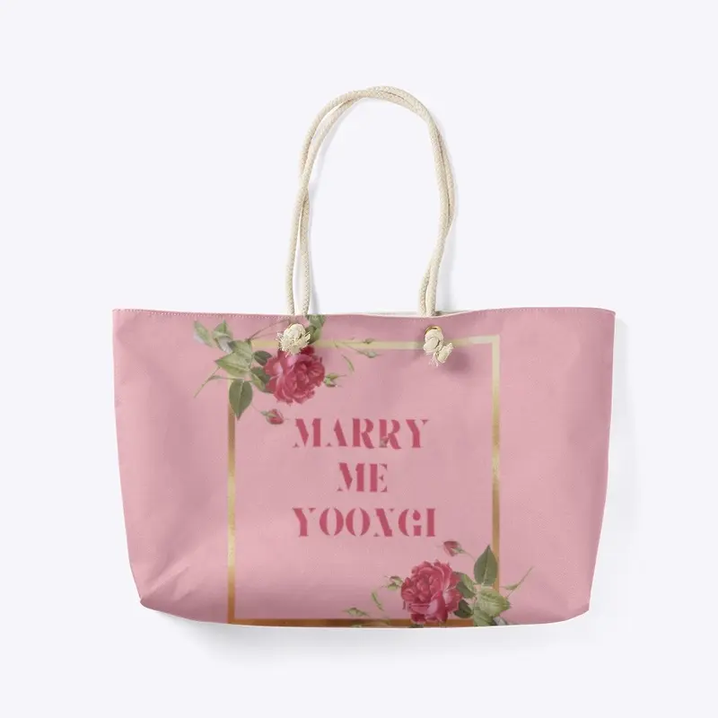 Marry Me Yoongi Weekend Bag